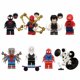 thumbnail image 1 of Toyspire 8 Figuras de Mini Héroes de Batalla, Spider Spot Gwen y Amigos, Juguetes de Bloques para Niños, 1 of 7