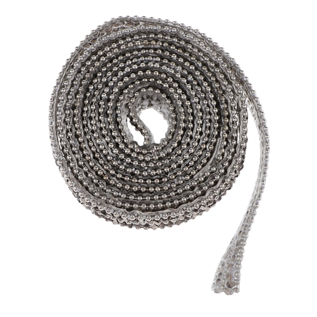 1 yarda de cinta de de imitación de cristal, adornos de costura, Gris claro Sunnimix Cinta de diamantes de imitación de Cystal