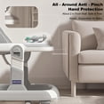 thumbnail image 6 of BEJOLO 5-in-1 Baby Walker with Adjustable Height, Removable Seat & Toy Tray – Non-Slip Design for Infants (Grey), 6 of 11