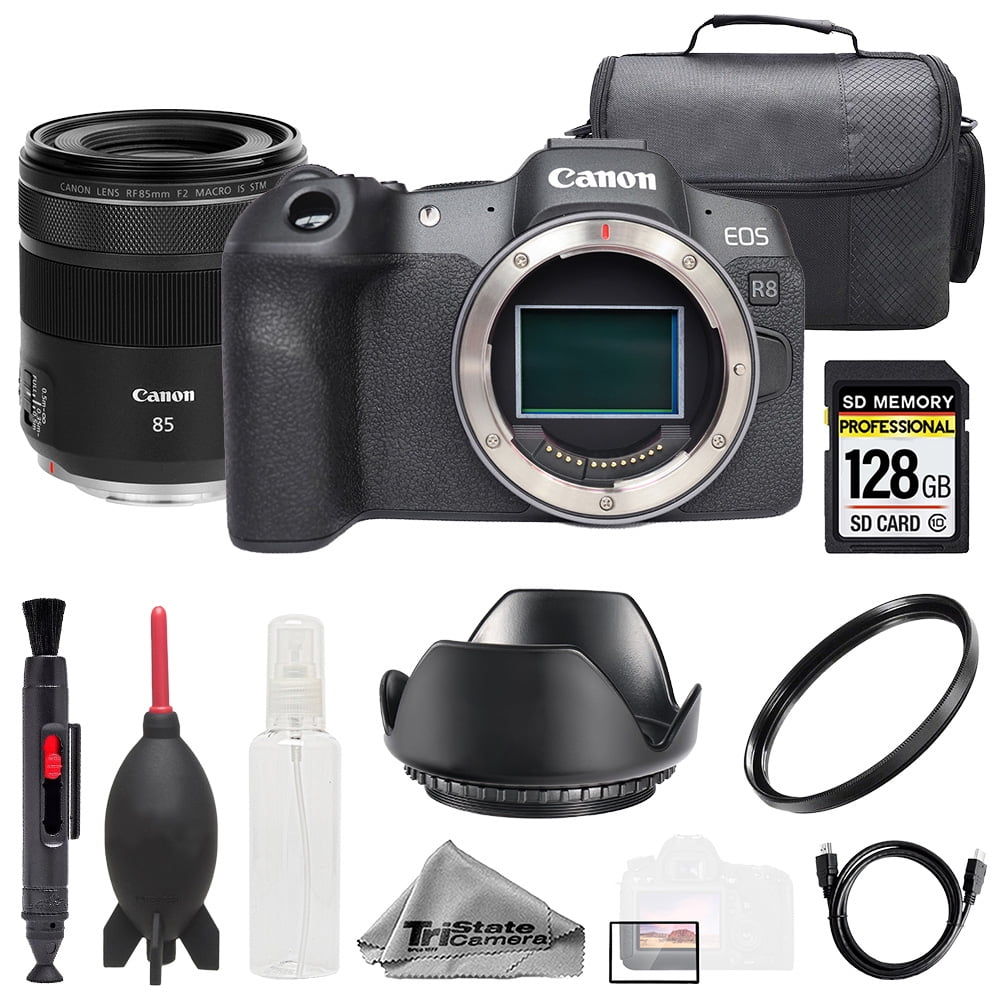Canon EOS R7 Camera + RF 100-400mm f/5.6-8 IS USM Lens +64GB + Ext