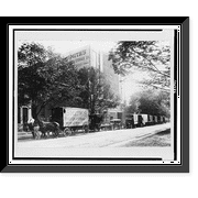 Historic Framed Print, [Smith Transfer and Storage Co., 13th & U Streets, N.W., Washington, D.C.], 17-7/8" x 21-7/8"