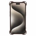 thumbnail image 2 of KAIYANG Serie HRX para iPhone 15 Funda de TPU con ranura para tarjetas, resistente a caídas (corte preciso), estilo A, iPhone 15 marrón, 2 of 5