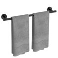 thumbnail image 1 of Toallero USHOWER negro mate, 66 cm, acero inoxidable, 1 of 9