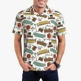 thumbnail image 3 of Rocae Art Of Living for Men's Short Sleeve Polo Shirt, Quick Drying Performance Moisture Wicking Sports Men's Golf Shirt Medium, 3 of 9