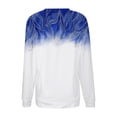 thumbnail image 5 of Automne Femmes Manches Longues Col Rond Imprimé Chandail Léger Sans Capuche Chandails Coupe Décontractée Blouse Chandail de Noël Femmes Chandails Cool Femmes Grande Taille Chandail à Capuchon Athlétique Garçons Taille, 5 of 5