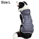 thumbnail image 2 of Ropa gris oscuro con capucha para mascotas, abrigo de invierno para perros, chaqueta cálida, ropa con cinturón para perros MFZFUKR BST3000728-4, 2 of 6