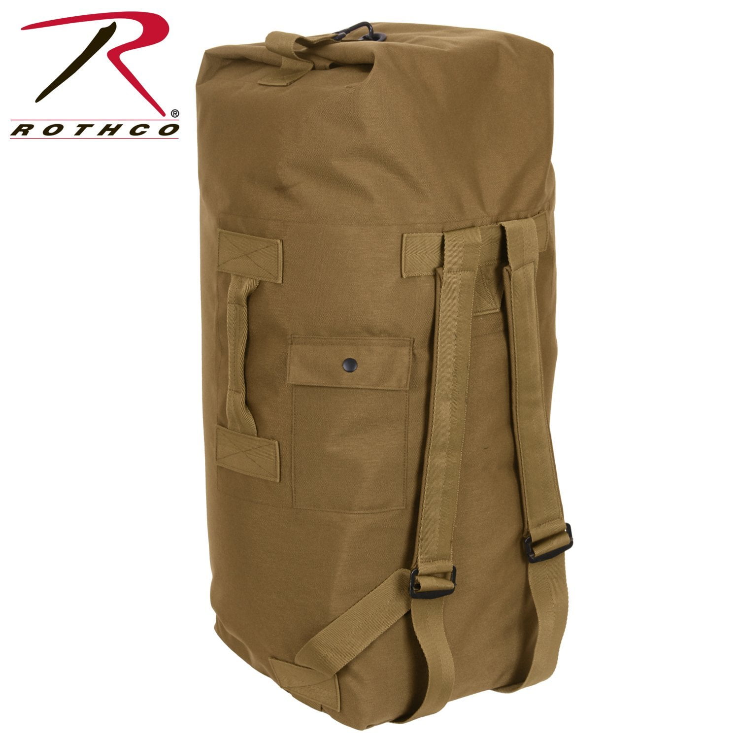 Rothco G I Type Enhanced Double Strap Duffle Bag Coyote Brown