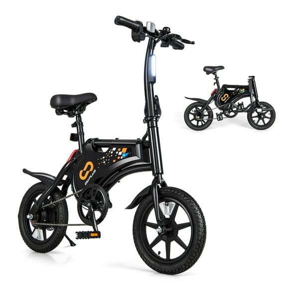 Goplus Electric Bike for Adults Folding Electric Bicycle with 350W Motor and 36V Battery