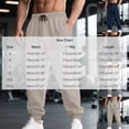 thumbnail image 2 of cocolona Mens Casual Loose Cargo Pants Elastic Waist Drawstring Straight Gym Workout Running Joggers with Pockets, 2 of 5
