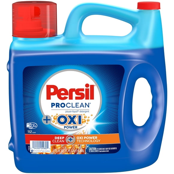 Persil ProClean Détergent à Lessive Liquide + OXI Power (225 fl. Oz, 112 Charges)