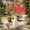 B, variant on Artificial Pansy Flowers - Realistic Fake Floral Sprigs for Home Decoration, Office Display & Wedding Arrangements - Lifelike Decorative Greenery