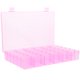 thumbnail image 2 of EeaseMX Portátil de 36 Rejilla de plástico duro Claro joyería ajustable del organizador del caso Caja de almacenamiento de contenedores con divisores extraíbles, 2 of 8