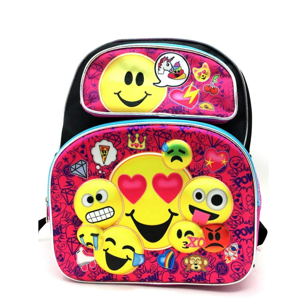 Licensed - Emoji 3D Small 12in Kids Backpack - Walmart.com - Walmart.com