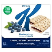 Kellogg's Special K Barres Croquantes Aux Fruits Saveur De Bleuets, 125 g,  10 Barres Croquantes, 2 Par Sachet