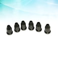 thumbnail image 2 of EeaseCA 6pcs Bullet Shape External Thread Guitar String Caps Mounting Buckle Through Body Ferrules Bushing Parts Guitar Accessories (Black), 2 of 7