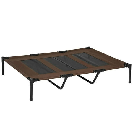 YYAo 48  x 36  Breathable Elevated Dog Bed Portable Pet Cot  Raised Pet Bed w/ Carry Bag Steel Frame Breathable Mesh