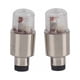 thumbnail image 2 of Luces para ruedas, 2 piezas, luces para ruedas de coche, bicicleta, válvula de neumático, luz antipolvo, lámpara para radios de coche, grado profesional, 2 of 8