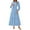 Light Blue, variant on PRETTYGARDEN Women's Elegant Maxi Dresses Long Sleeve V Neck Flowy Pockets Casual Modest Dress Fall Fashion Clothes