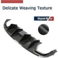 thumbnail image 4 of S4 Carbon Fiber Rear Bumper Lip Diffuser fits for Audi S4 B8 2008-2012 Rear Bumper Cover Lower Lip Spoiler, 4 of 7