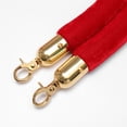 thumbnail image 5 of PartyKindom  Golden Stainless Steel Rope End Cap with Hook for Cord 4Pcs, 5 of 8