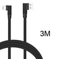 thumbnail image 4 of Maoww Double Elbow USB Cable 2A Sync Data Nylon Woven TPE High Speed Charging Cable for Android/IOS/Type-C, 4 of 7