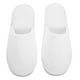 thumbnail image 1 of Pantuflas de spa blancas de 29 cm, antideslizantes, de forro polar coral, desechables, lavables, reutilizables, transpirables, unisex, para invitados, dormitorio, baño, boda, viaje, 1 of 7