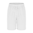 thumbnail image 4 of Mgmyaa Men's Casual Shorts Drawstring Elastic Waist Beach Short Pants with Pockets, 4 of 5