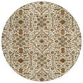 thumbnail image 2 of Addison Rugs Chantille Indoor/Outdoor Transitional Geometric, Abstract Ivory Washable Round Rug, 8' x 8', 2 of 6