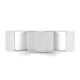 thumbnail image 2 of Mens 14K White Gold 7mm Flat Comfort Fit Wedding Band Ring, 2 of 4