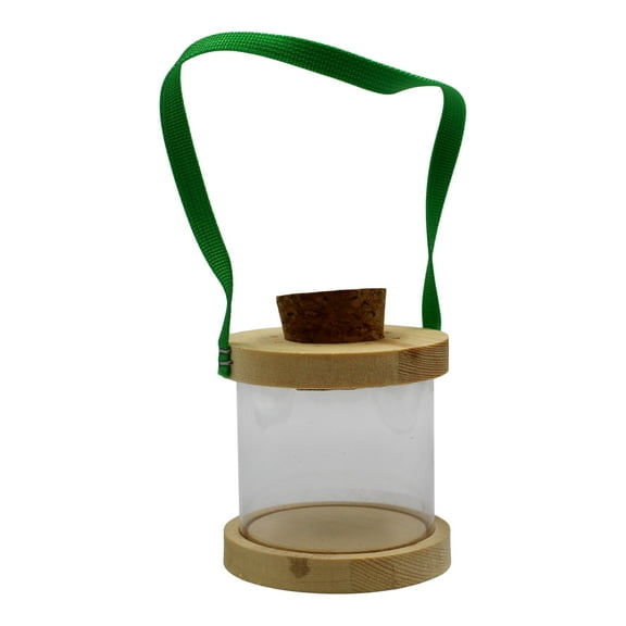 Backyard Essentials Bug Catcher for Kids Wooden Firefly Lantern Outdoor Toys