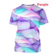 thumbnail image 1 of Nouveau T-shirt Mode Été Impression 3D Bonbons Intéressant Col Rond Manches Courtes, 1 of 5