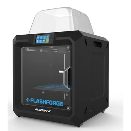 Flashforge 3D Printer Guider 2 Professionals Industrial Level, Automatic Assisted Removable Hot Bed, Resume Printing Filament Runout Sensors, 280x250x300mm