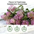thumbnail image 2 of Organic Way Red Clover Blossoms Dried Whole - Herbal Tea | European Wild-Harvest | Kosher & USDA Certified | Vegan, Non-GMO & Gluten Free | Resealable Bag | 100% Raw from Albania (2Oz.), 2 of 6