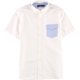 thumbnail image 1 of Ralph Lauren - Camisa de algodón para hombre, color blanco, mediano Ralph Lauren Botones al frente, 1 of 1