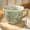 D, variant on Vintage Floral Ceramic Coffee Mugs Set of 4 - Retro Crackle Pattern 400ml Tea Cups for Hot Beverages, Home Kitchen & Rustic Decor