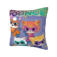 thumbnail image 5 of Super Kitties Throw Pillow Cover Decoration Pillow Case Cushion for Home Sofa Couch 20"x20", 5 of 7