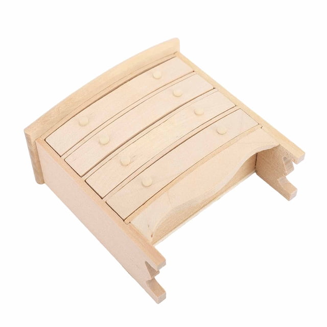 Cómoda Para Casa De Muñecas, Superficies Alisadas, Detalles Finos, Decoración De Gabinete Con Múltiples Cajones Para Casa De Muñecas Para Amantes De Las Casas De Muñecas Para