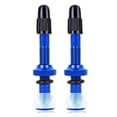 thumbnail image 1 of 2 Pcs Pneus de Vélo Tubeless Tige de Valve en Alliage d'Aluminium pour Valve Presta 40MM, 1 of 12