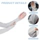 thumbnail image 2 of pares de protectores solares de seda helada para montar en herradura, protectores solares para hombres y mujeres, 2 of 5