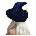 thumbnail image 4 of DuoJiaJ Womens Star Pendant Witch Hat, Wizard Cap Party Dress Up Blue Sizes One Size, 4 of 6