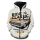 thumbnail image 1 of Sudadera con capucha y cremallera para hombre con diseño de coche clásico de dibujos animados, estampado 3D, unisex, informal, divertida, para primavera, ropa de calle, manga larga extragrande, 1 of 6