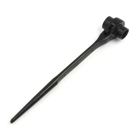 Tail Drive - 19mm x 22mm Hex Drive Double Sided Sharp Tail Podger Ratchet Wrench Black