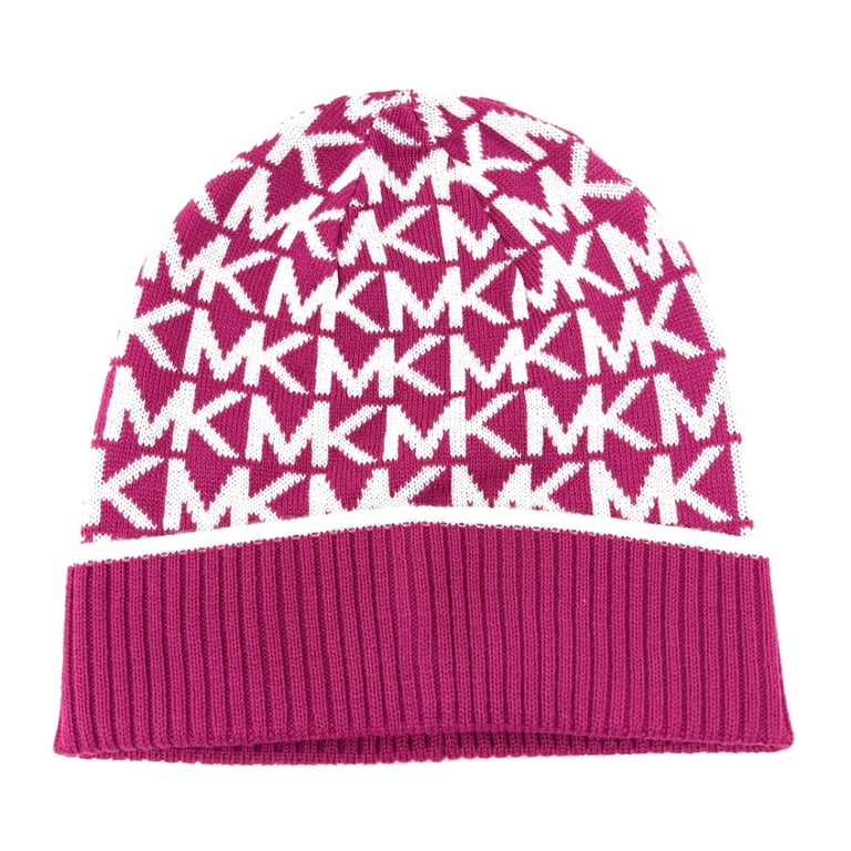 Michael Kors Purple Beanie MICHAEL KORS Purple Cable Knit Cuff Beanie Winter Hat One  main image 4