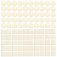thumbnail image 2 of Círculos de madera DIY DIY Natural Sin terminar en blanco Round Square Adornos de madera para la sala de estar de la sala Embellishes Pack de 20 Inevent HA012715-00, 2 of 7