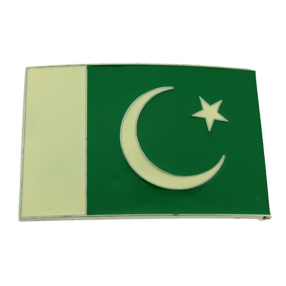 Pakistan South Asian Country Nation Flag Belt Buckle New Style Fashion Metal Independence day