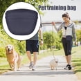 thumbnail image 4 of Riñonera Para Perro Bolsa de regalo para entrenamiento de perros, bolsa de alimentación de cintura para recompensa de aperitivos para caminar para cachorros (negro), 4 of 4
