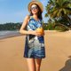 thumbnail image 3 of Fotbe Vintage Starry Sky Shark Vestido de Verano sin Mangas para Mujer – Vestido Midi Línea A, Estilo Camiseta Floral, Vestido Playero Casual y Fluido, 3 of 7