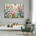 thumbnail image 2 of COMIO Colorful Butterfly Floral Tapestry Vintage Butterfly Flower Plant Printed Wall Tapestry Retro Art Aesthetic Wall Hanging for Bedroom Dorm Living Room 40x30 Inch, 2 of 7