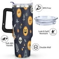 thumbnail image 3 of Halloween Ghost Tumbler Happy Halloween Pumpkin Coffee Travel Mug with Straw,Thermal with Lids for Hot and Cold Drinks for Fathers Husband Mothers 40 oz Spooky Mug, 3 of 7
