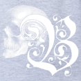thumbnail image 2 of CafePress - Gothic Skull Initial B - Cute Infant Baby Football Bodysuit, 2 of 3